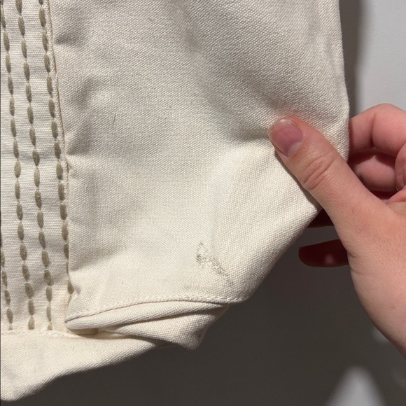 FREE PEOPLE caravan cotton cream tote - Picture 6 of 11